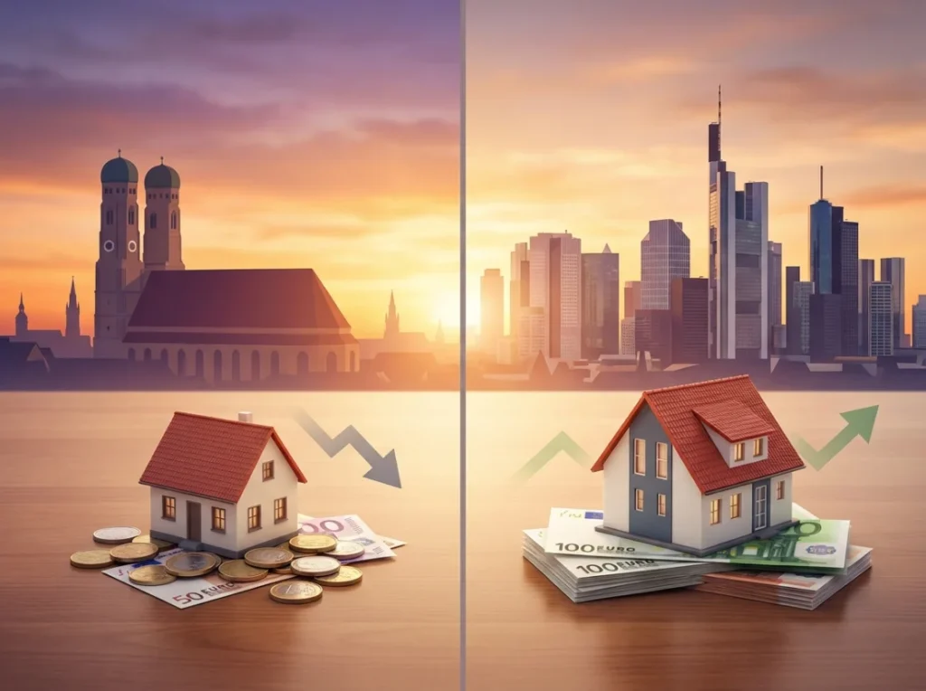 Immobilienpreise München Frankfurt – Immobilienpreise in München und Frankfurt sinken