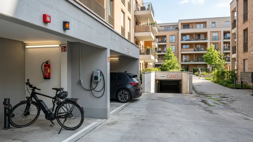 E-Bike-Akkus, Wallboxen und Tiefgaragen: Was WEGs beim Brandschutz regeln sollten