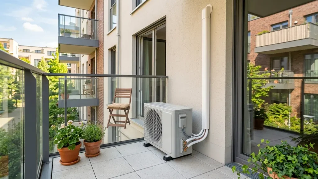 Klima-Splitger�t am Balkon: Gestattung in der WEG